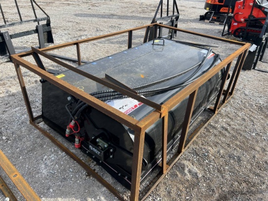 Unused 2024 Mower King Box Broom Skid Loader Attachment