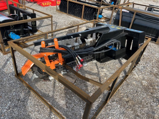 Unused 2024 Mower King 6’ Trencher Skid Loader