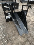 Unused Skid Loader Spade Bucket