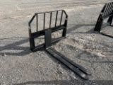 Unused 48” Tomahawk Skid Loader Forks