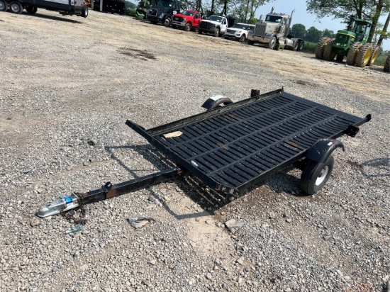 Homemade Single Axel Mower Trailer