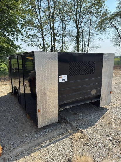 10 Door Black Metal Utility Bed for a Pickup