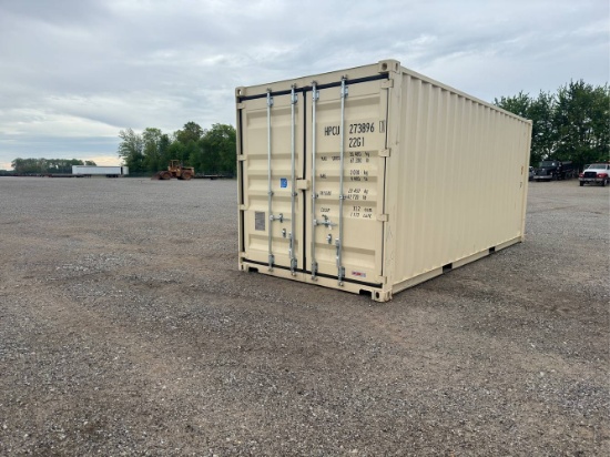 20’ ABS 22G1 Shipping Container