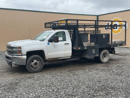 2016  Chevrolet  Silverado C3500  Flatbed Truck