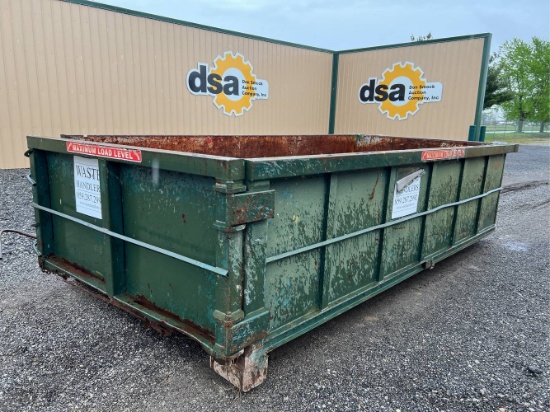 15 Yard Roll Off Open-Top Container