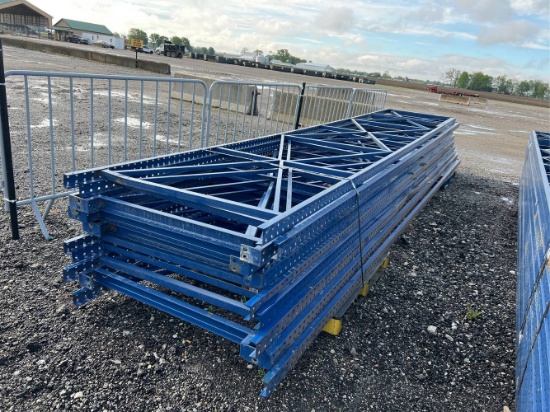 (10) 22’ x 48” Pallet Racking Legs