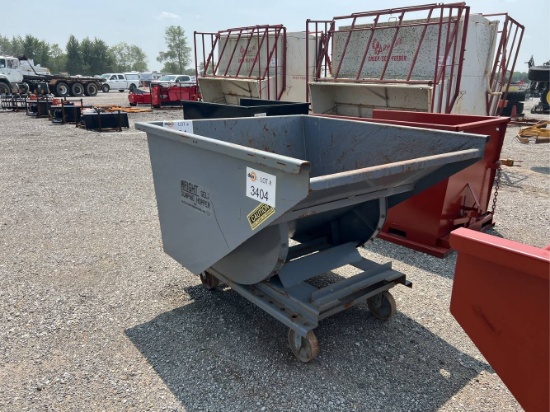 Wright Selt Dumping Tip Over Dumpster