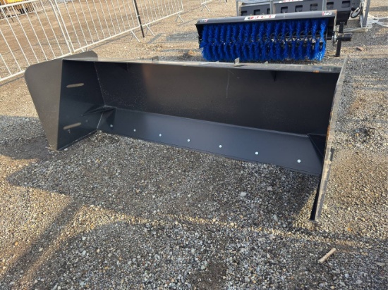 Unused 84” JCT Skid Loader Snow Box