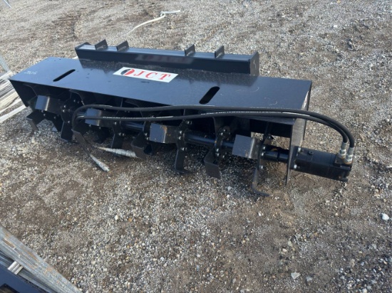 Unused 72” JCT Skid Loader Rototiller