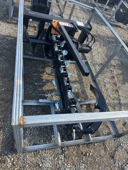 Unused 64” JCT Skid Loader Trencher