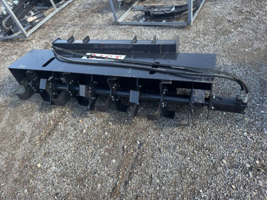 Unused 72” JCT Skid Loader Rototiller