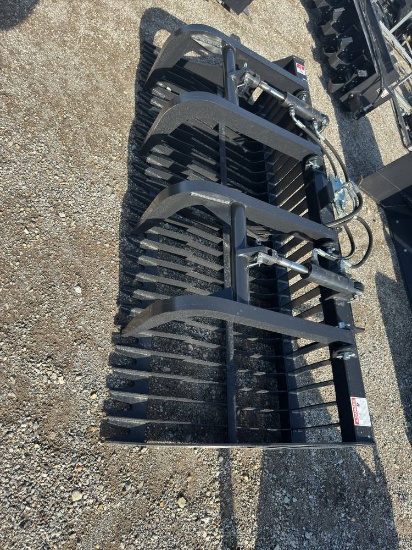 Unused 84” JCT Skid Loader Grapple Bucket