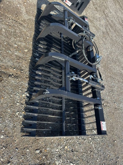 Unused 84” JCT Skid Loader Grapple Bucket