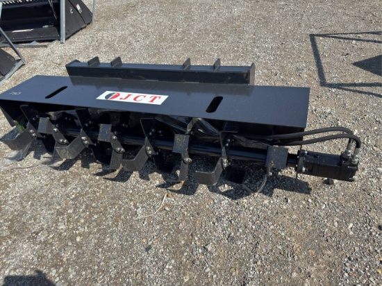 Unused 72” JCT Skid Loader Rototiller