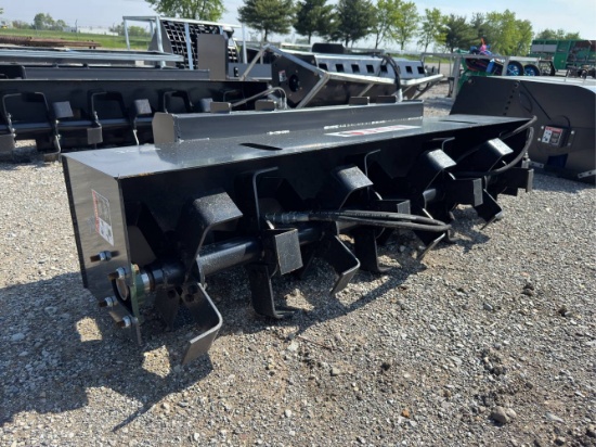 Unused 72” JCT Skid Loader Rototiller