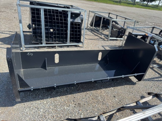 Unused 84” JCT Skid Loader Snow Box