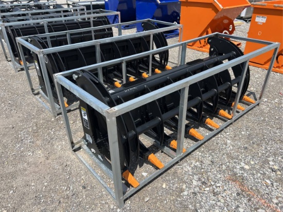 Unused 78” Heavy Grass Fork Grapple Bucket