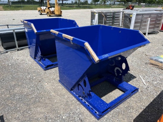 Unused Concrete Dumpster