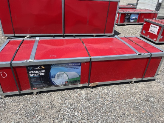 Unused Chery 20’ x 30’ x 12’ Storage Shelter