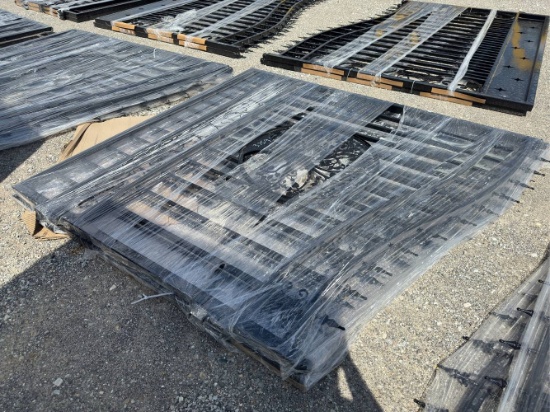 Unused 14' Metal Plant Gates