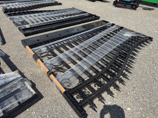 Unused 20' Metal Fence Gates