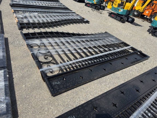 Unused 20' Metal Fence Gates