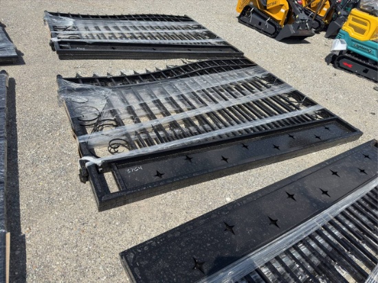 Unused 20' Metal Fence Gates