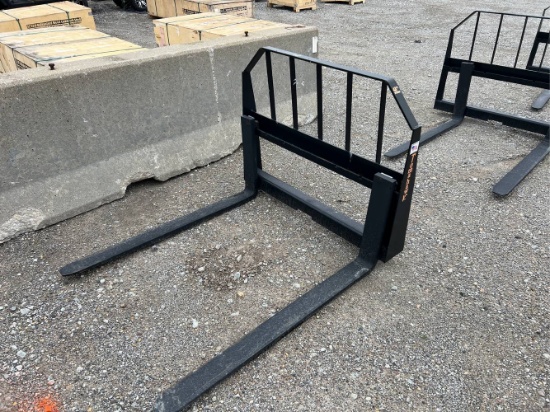 Unused 48” Tomahawk Skid Loader Pallet Forks