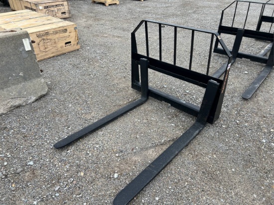Unused 48” Tomahawk Skid Loader Pallet Forks