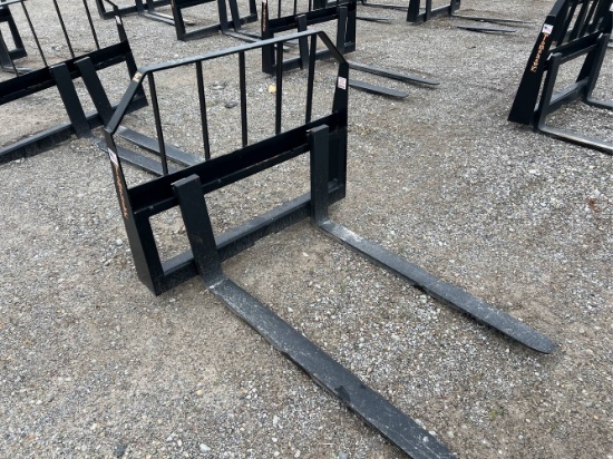 Unused 48” Tomahawk Skid Loader Pallet Forks