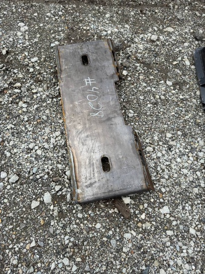 Unused 2025 Kit Container  Skid Loader Quick Attach Plate