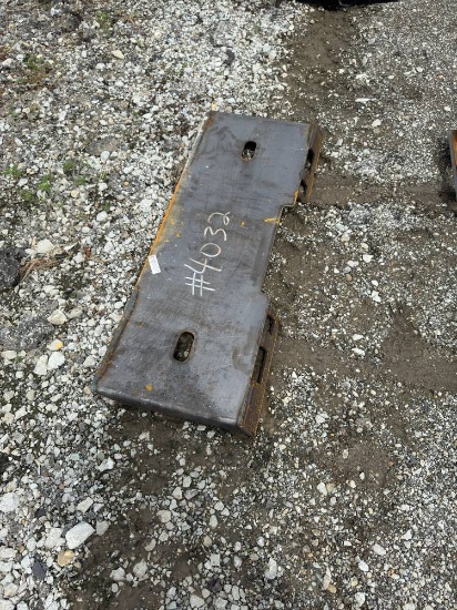 Unused 2025 Kit Container  Skid Loader Quick Attach Plate