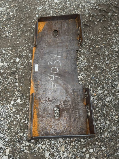 Unused 2025 Kit Container  Skid Loader Quick Attach Plate