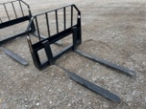 Unused 48” Tomahawk Skid Loader Pallet Forks