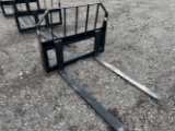 Unused 48” Tomahawk Skid Loader Pallet Forks