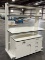 Laboratory Table, (2) 4 Drawer EgroLab Cabinet