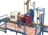Tote and Drum Mixer/Filler Line