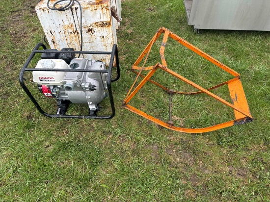 2” Honda Gas Powered Pump, Barrel Dolly