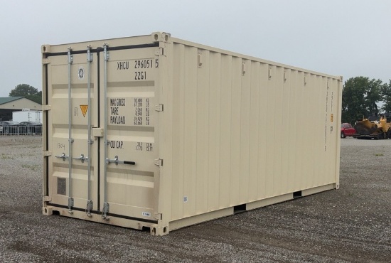 20' Container Barn Doors On Front