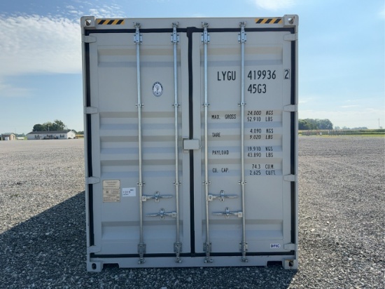 40' Steel Container with Four Side Doors and End Door