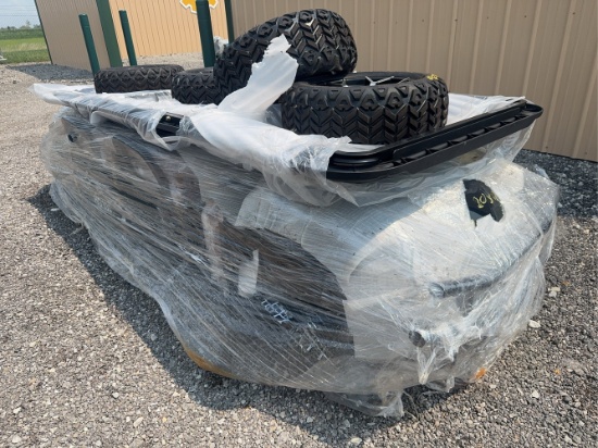 Unused Black 3 Seater Golf Cart 5000W Ac Motor 60V100AH