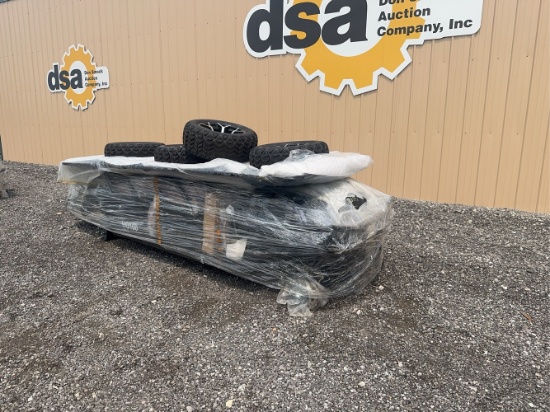 Unused 3 Seater Black Golf Cart 5000 Ac Motor 60V100AH Large Capacity