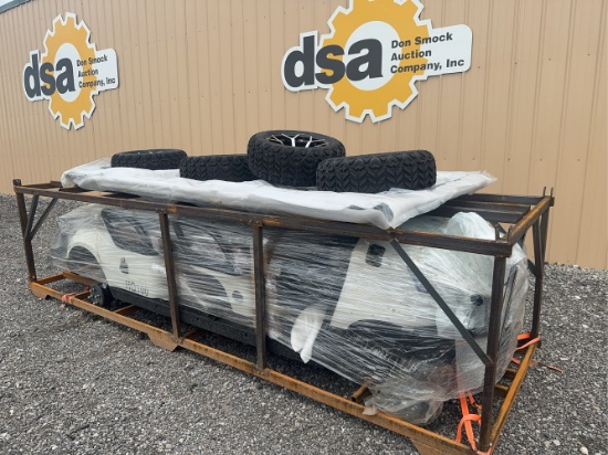 Unused 3 Seater While Golf Cart 5000 Ac Motor 60V100AH