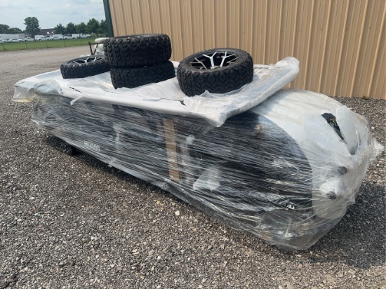 Unused 3 Seater Black Golf Cart 5000W Ac Motor 60V100AH