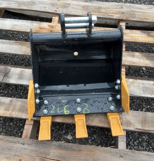Unused 16” Bucket With Teeth For Mini Excavator