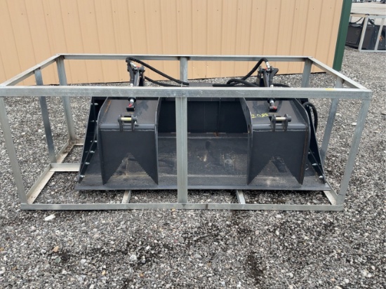 Unused LandHonor 72” Grapple Bucket For Skid Loader