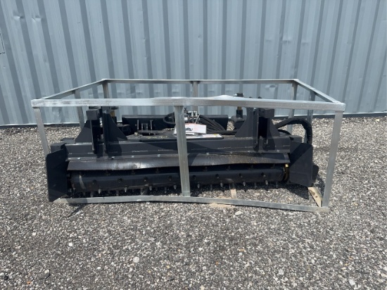 Unused LandHonor 65” Power Rake For Skid Loader
