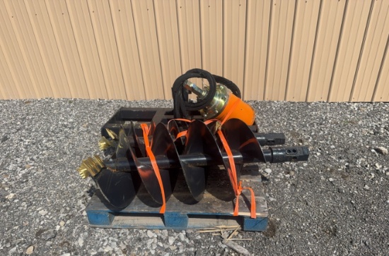 Unused LandHonor Skid Loader Auger Posthole Digger