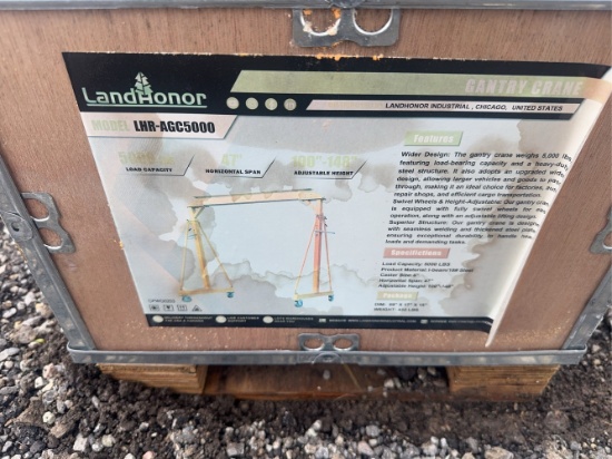 Unused LandHonor Gantry Crane