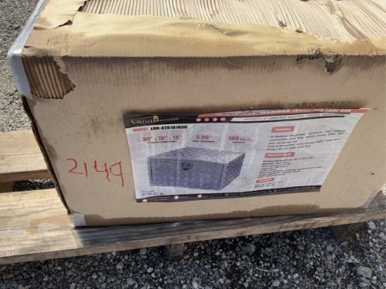 Unused 18X18X30 Aluminum Truck Bed Tool Box